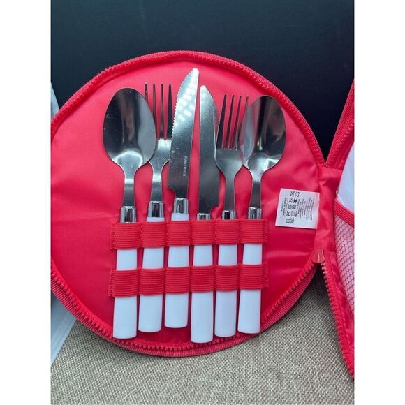 New Sunnylife Lovers Picnic Set in Malibu 2 place Setting Gift Idea Swag - Picture 3 of 6